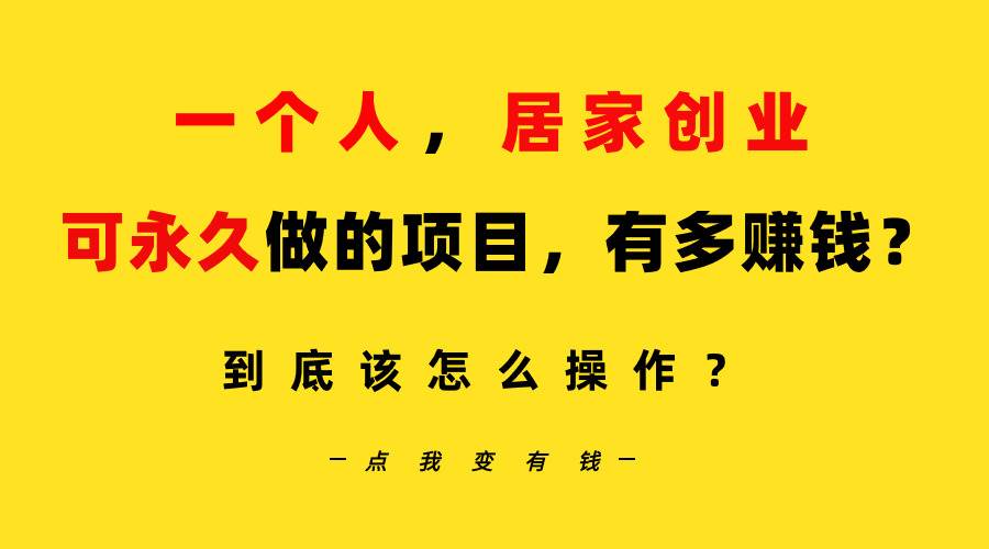 一个人，居家创业：B站每天10分钟，单账号日引创业粉100+，月稳定变现5W…-玖玖资源网