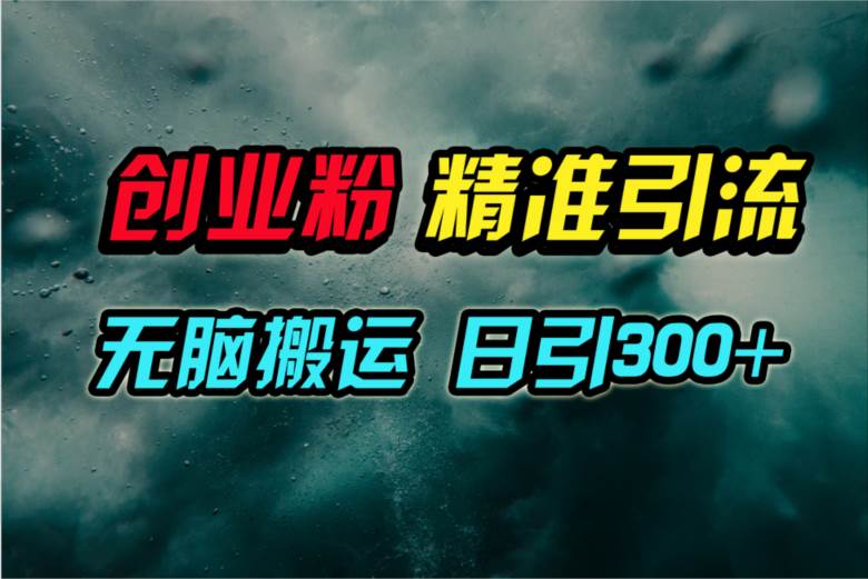 视频号纯搬运日引300+创业粉教程！-玖玖资源网