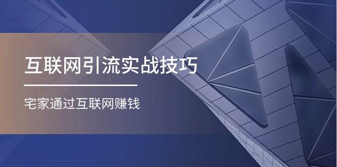 互联网引流实操技巧(适合微商，吸引宝妈)，宅家通过互联网赚钱（17节）-玖玖资源网