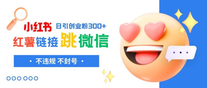 小红薯跳转微信链接制作和引流思路，不违规不封号！-玖玖资源网