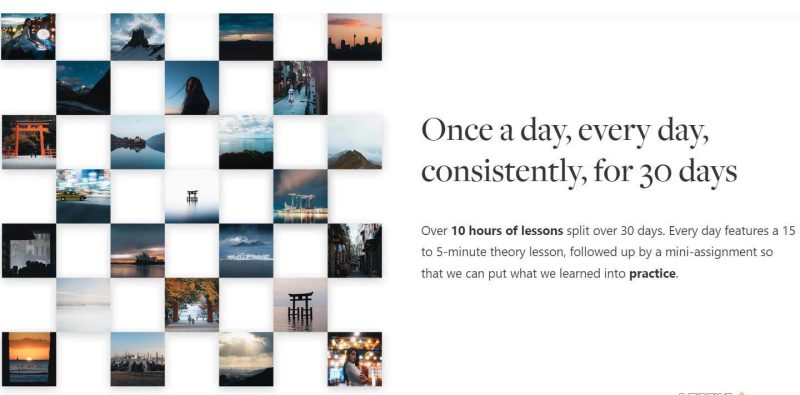 网红摄影师Pat Kay – 30天摄影基础知识加速器教程-30节课-中英字幕-玖玖资源网