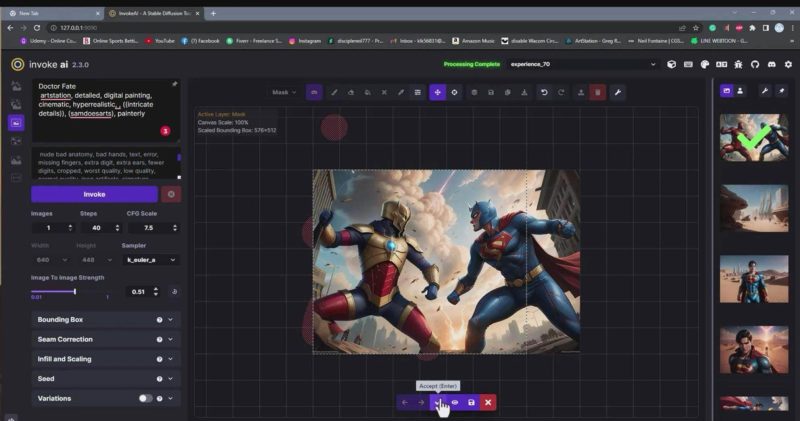 Invoke AI 绘画教程-零基础创作可以销售的完美插图-49节-中英字幕-玖玖资源网