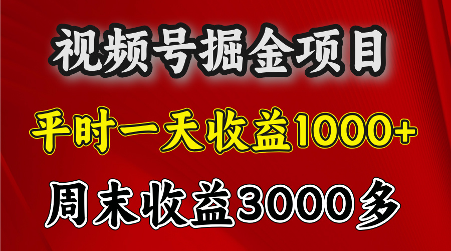 官方项目，一周一结算，平时收益一天1000左右，周六周日收益还高-玖玖资源网