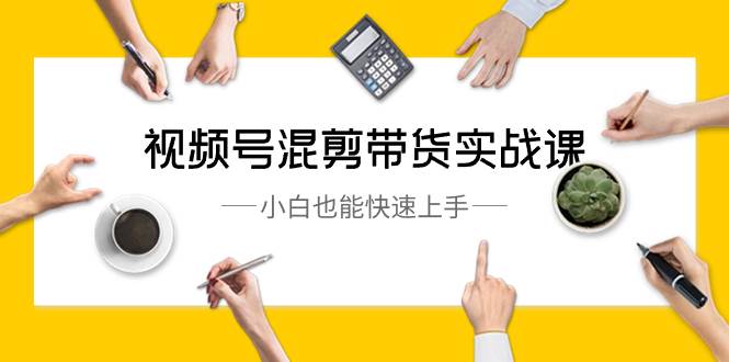 视频号-混剪带货实战课，小白也能快速上手（10节课）-玖玖资源网